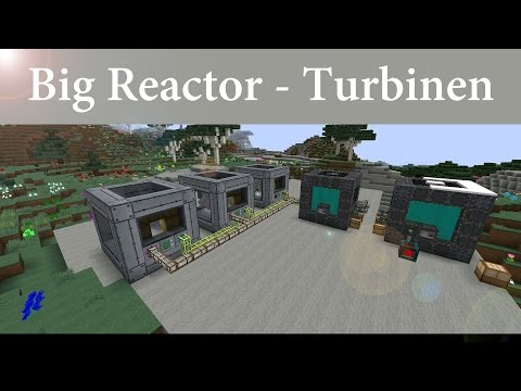 Minecraft Tutorial: Big Reactors - Turbine - easy to build [German]
