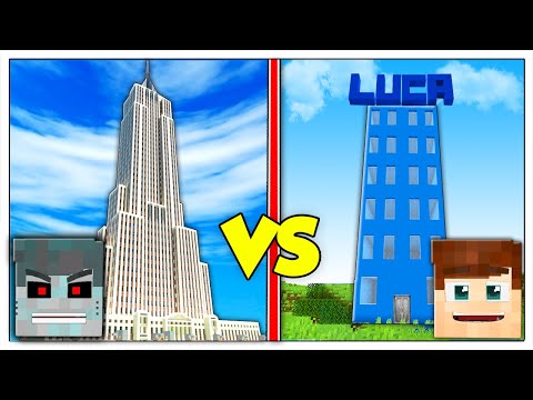 GRATTACIELO ROBOT CONTRO GRATTACIELO DI LUCA! - Minecraft ITA