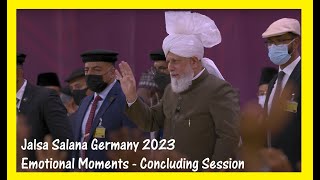 Emotional Moments - Concluding Session - Jalsa Salana Germany 2023 - Nazm Nazam Tarane - Ahmadiyya