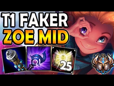 Faker ZOE vs SETT MID - Lol Ranked Korea