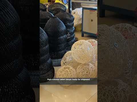 Premium Rattan Lighting Factory: High-Volume Craftsmanship
