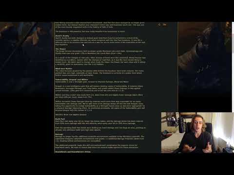 Path of Nerfs Development Manifesto Discussion