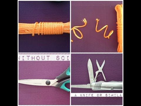 How to Cut Rope in an Emergency