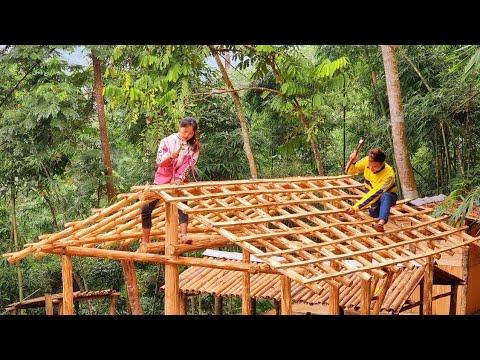 FULL VIDEO: 30 days building a wooden cabin. From start to finish