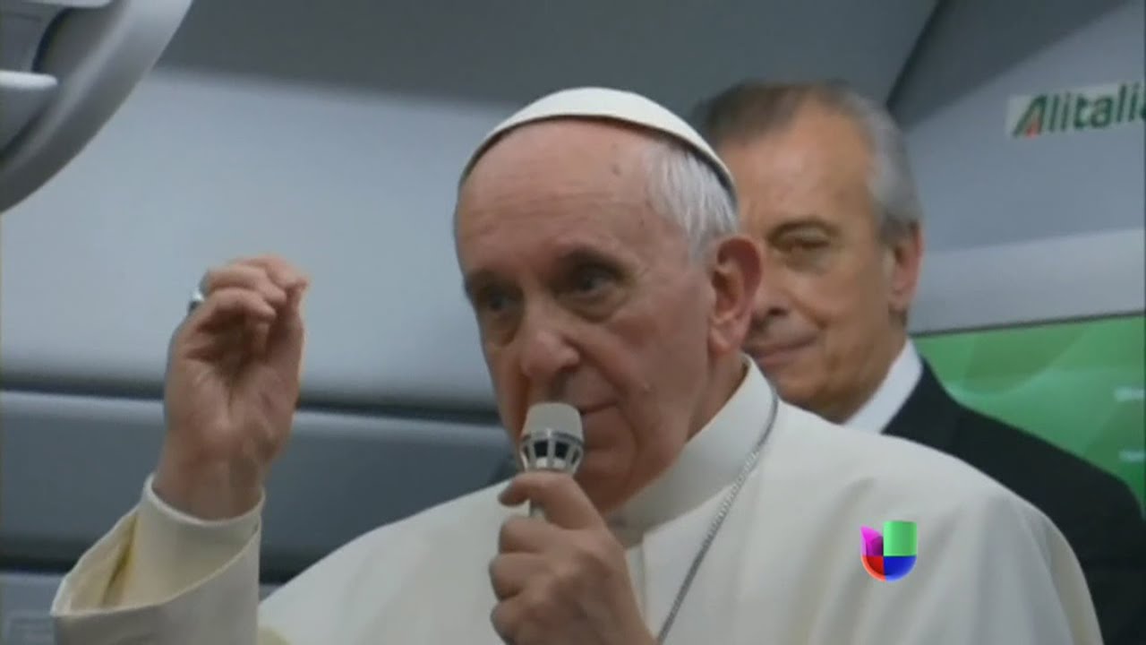 Las palabras del Papa Francisco sobre la homosexualidad causan revuelo -- Noticiero Univision