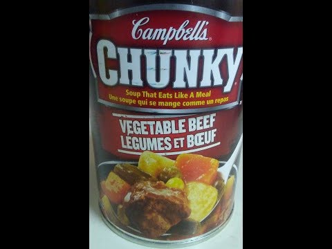 Campbell's Chunky Vegetable Beef Soup 2017