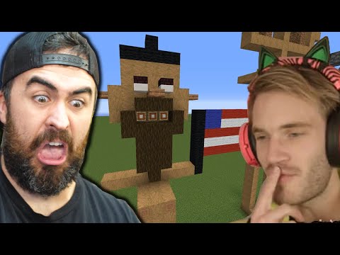 I Challenge Pewdiepie To A Minecraft Build Battle