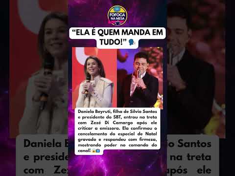 PRESIDENTE DO SBT FAZ DECLARAÇÃO SOBRE ZEZÉ DI CAMARGO APÓS REPERCUSSÃO COM FILHAS DO SILVIO SANTOS