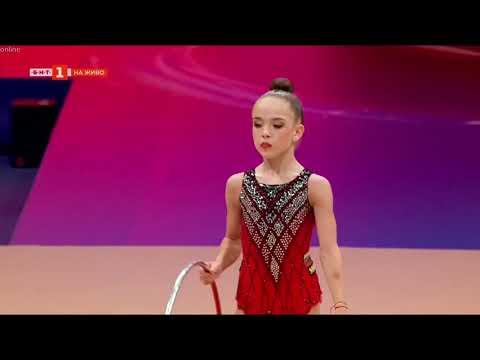 Stiliana Nikolova (BUL) Hoops All Around Final 40th FIG Rhythmic Gymnastics World Championships 2023