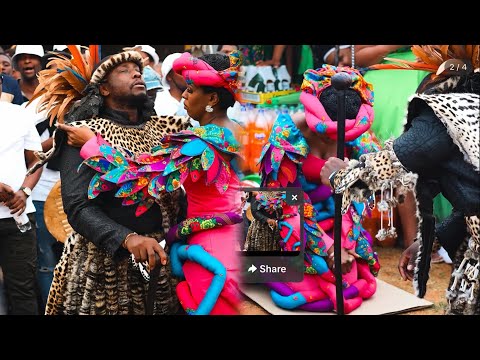 Watch Wiseman Mncube engenwa yi Dlozi during his wedding ceremony 👏🏾🥺She is the chosen one 