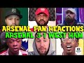 ARSENAL FANS REACTION TO ARSENAL 3-1 WEST HAM | FANS CHANNEL