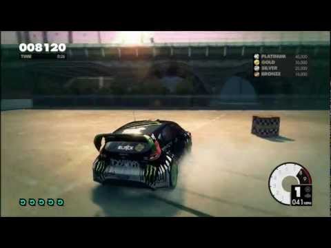 DiRT 3 - GYMKHANA - JUMP TUTORIAL - PLATINUM