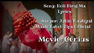 #Lyrics #Loversstatus Holi Biraj Ma ! Genius !Jubin Nautiyal