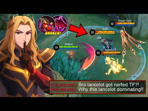 I FINALLY FOUND THE BEST LANCELOT BUILD AFTER HE GOT NERFED! 💀 | MYTHICAL IMMORTAL GAMEPLAY! - MLBB