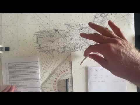 Nuovo esame patente nautica - esercizio  5.1.2-5 n°11 - carburante - carteggio senza limiti (2022)