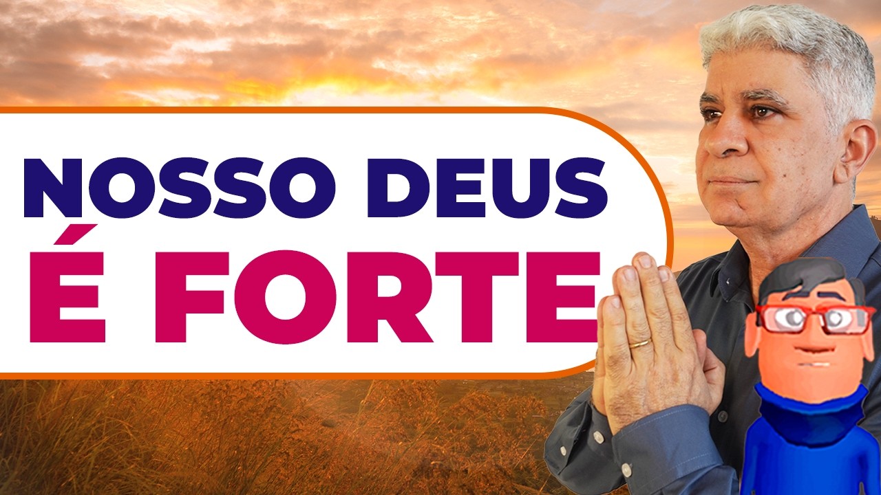 SOMOS FRACOS, MAS ESTAMOS NAS MÃOS DE UM DEUS FORTE - Minuto Com Deus de Hoje