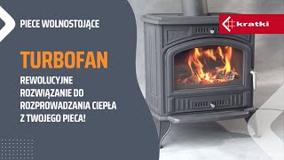 Чавунна піч-камін Kratki KOZA K9 Ø 150 TURBOFAN (10,0 кВт)