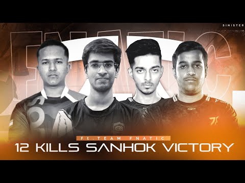 How We Survived This Open End Zone😳| 12 Kills Win Ft. Team Fnatic🧡🖤 |