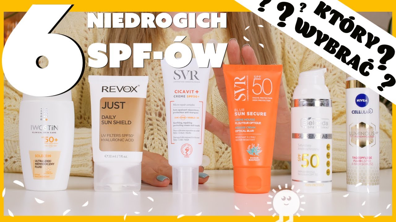 ULUBIEŃCY SPF50 - ZOBACZ ICH KONSYSTENCJĘ, WYKOŃCZENIE ORAZ WŁAŚCIWOŚCI I WYBIERZ COŚ DLA SIEBIE!!!