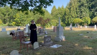 Bunker Hill Cemetery Tour dress rehearsal