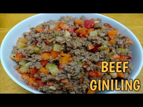 BEEF GINILING / GROUND BEEF @mhelai tv
