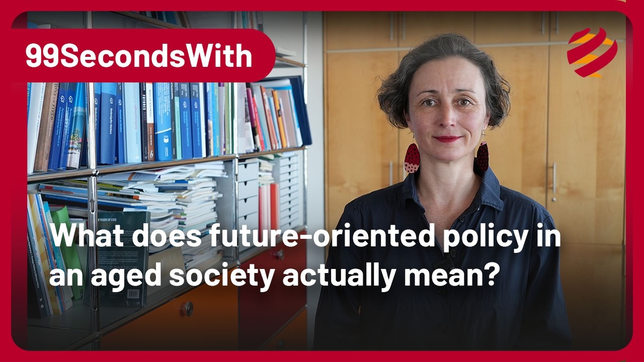 99SecondsWith | Future-oriented policy in aged society | Education | Research | Inovation