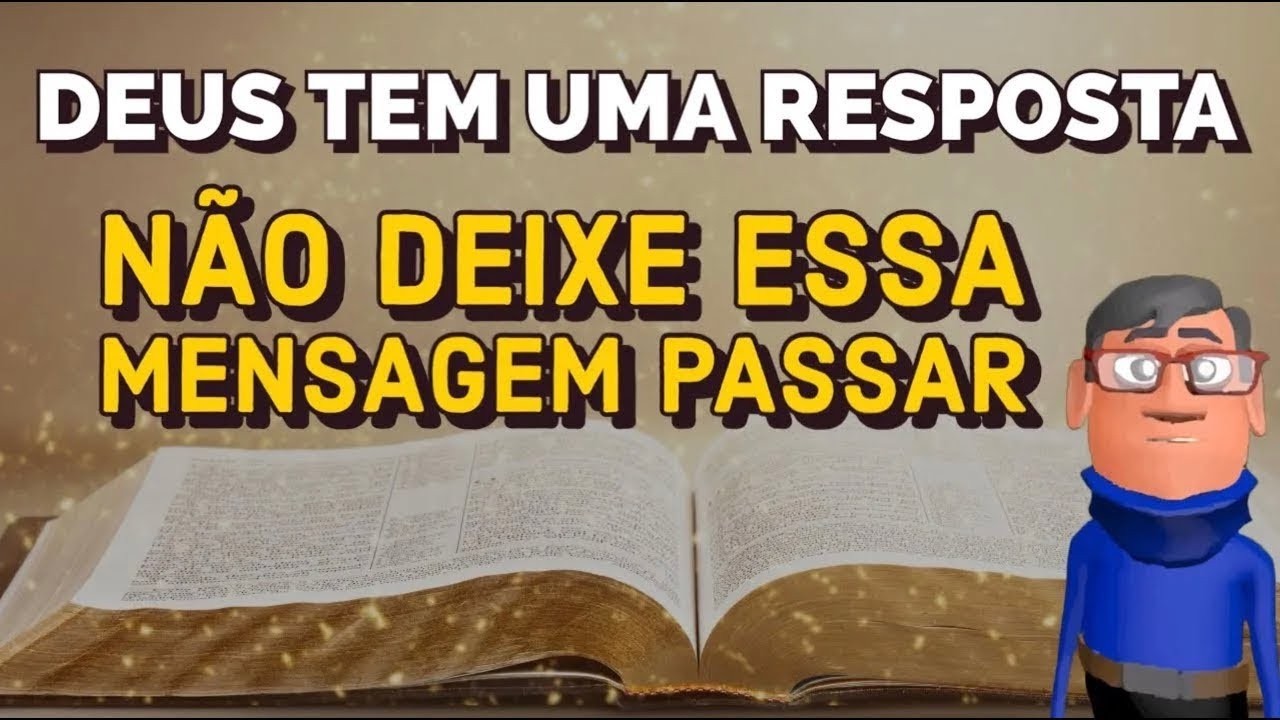 DEUS OUVIU SUA ORAÇÃO E MANDOU ESSA RESPOSTA -  MINUTO COM DEUS HOJE