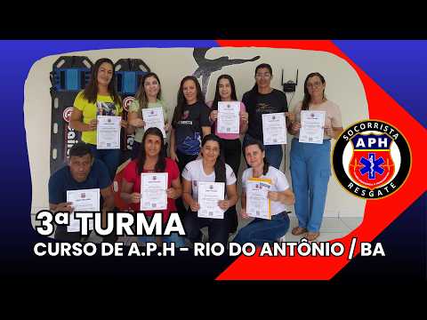 💥 CURSO APH EM AÇÃO! 3ª Turma em Rio do Antônio BA Surpreende | Caires Emergência
