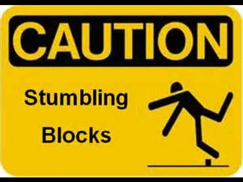 Cuasing others to stumble