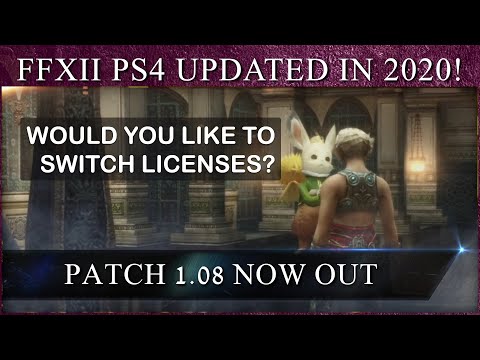 Final Fantasy 12 PS4 Update 1.08 - RESET JOBS AT LAST!