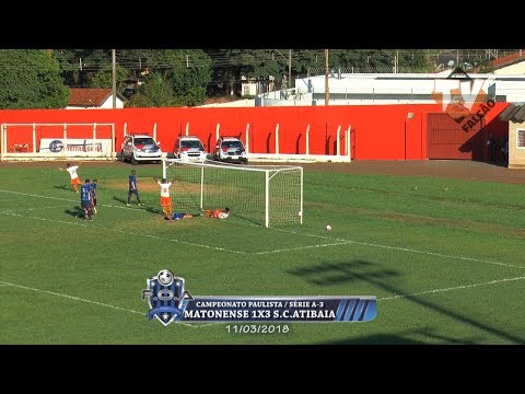 Matonense 1x3 Sport Club Atibaia (Campeonato Paulista de Série A-3) Gols