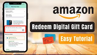 How to Redeem Digital Gift Card on Amazon !