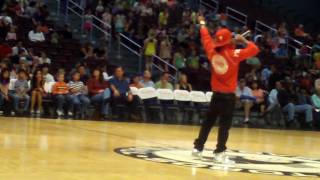 YUNG FYNGAS PERFORMING CHAMPION LIVE AT HALFTIME AT AUSTIN CONVENTION CENTER AT AUSTIN TORROS GAME