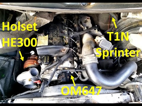 2006 MB/Dodge Sprinter (T1N OM647) turbo upgrade - Part 1