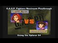 G A S P Fighters Nextream Miki Playthrough Using The Xplorer 64 Red Label For N64 D Nintendo