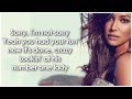 Naya Rivera (ft. Big Sean) - Sorry (Lyrics) 