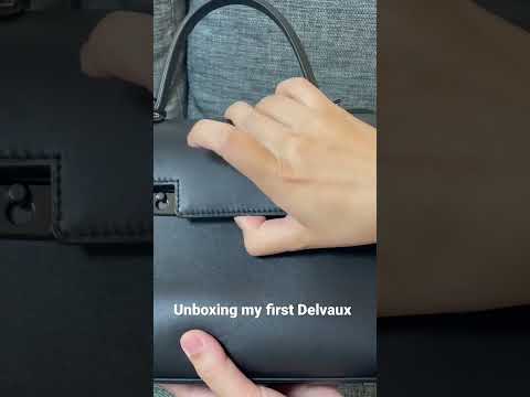 Desempacotando meu primeiro Delvaux.