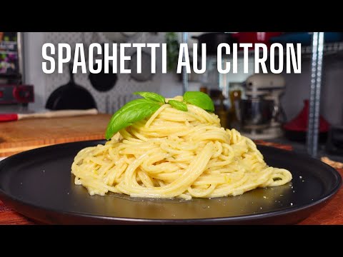 SPAGHETTI AU CITRON -- Une recette facile et parfumée pour finir l'été en beauté