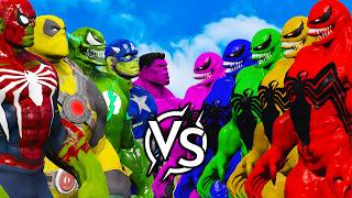 Download lagu HULK TEAM VS VENOM TEAM BATTLE mp3