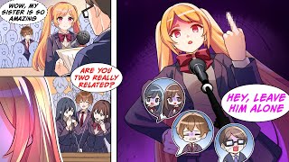 [Manga Dub] My capable step sister is protective of me and gets mad at anyone who makes fun of me...