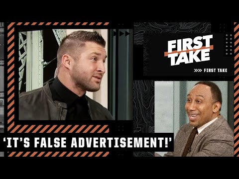 Tim Tebow calls Stephen’s A-List ‘false advertisement’ | First Take