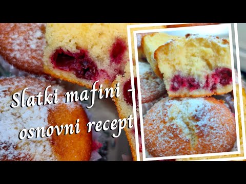 Slatki mafini (muffins), mekani i sočni | ekuhinjica