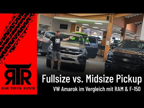 Midsize vs. Fullsize | VW Amarok vs. RAM 1500 & Ford F-150 | RTR