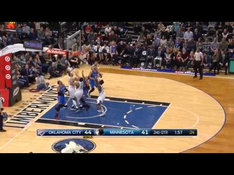 Oklahoma City Thunder vs Minnesota Timberwolves - Full Highlights | Jan 13, 2017 | 2017 NBA Season
