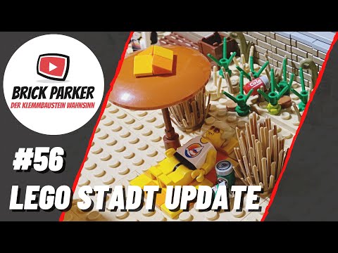 LEGO STADT UPDATE - Folge 56 - Neue Großbaustelle & Detail arbeiten an Strand und Promenade