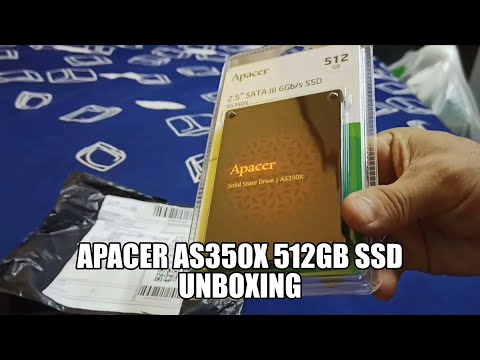 Apacer AS350X 512GB SSD Unboxing