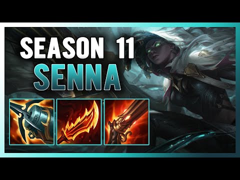 SEASON 11 SENNA SUPPORT GUIDE AND GAMEPLAY (BUILD+RUNES)