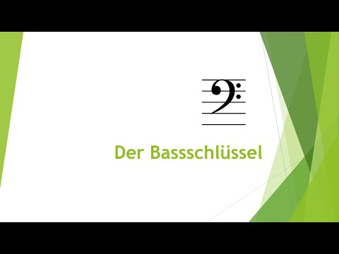 Musik: Bassschlüssel einfach und kurz erklärt