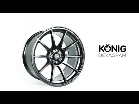 Konig Dekagram In Gloss Black | Wheel Wednesday