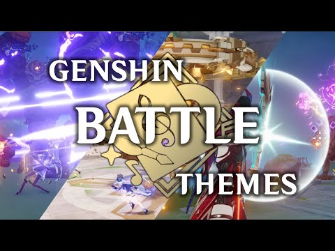 ⚔️ Battle Themes 🏹 2+ Hour | Genshin Impact Music & Exploration Compilation